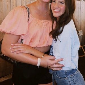 Idem Ditto Coral Crop Top